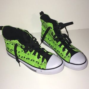 Hot Topic alien shoes